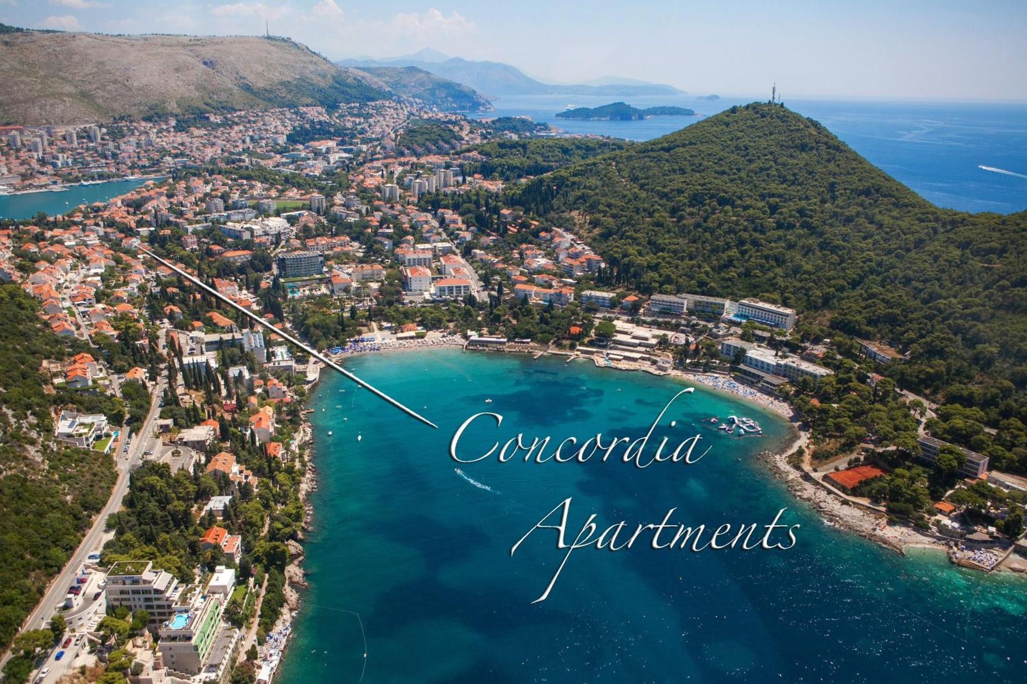 Апартаменти Concordia Lux Дубровник Екстер'єр фото
